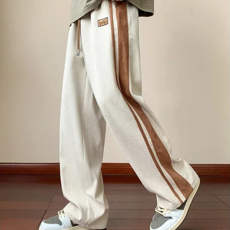 Heren Sweatpants Oversized Katoen Corduroy 2