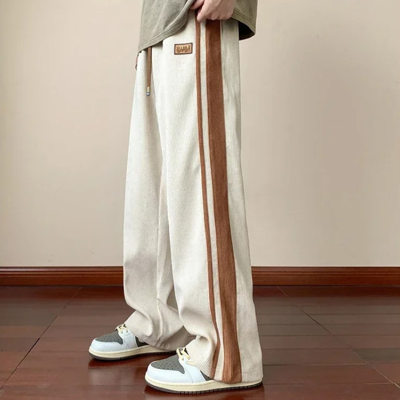 Heren Sweatpants Oversized Katoen Corduroy 3