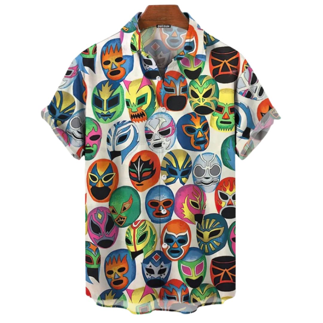 Heren T-shirt Festival van Maskers Luchtig 0