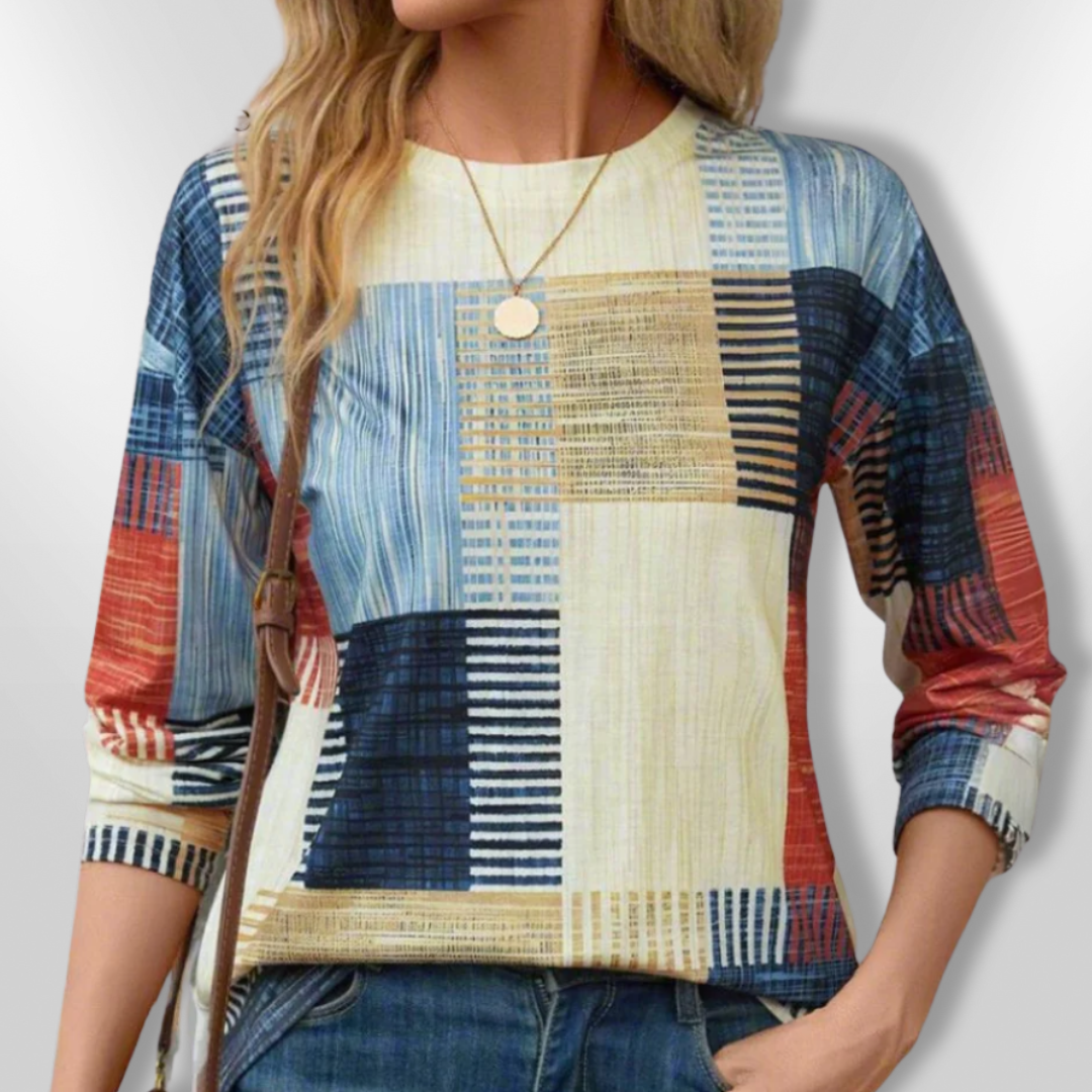 Heren T-shirt Geometrisch Patroon Casual Katoen 0