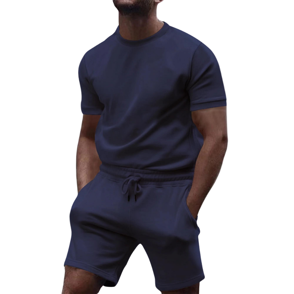 Heren T-shirt en Shorts Set Casual Comfort 0