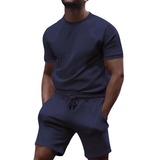 Heren T-shirt en Shorts Set Casual Comfort 0