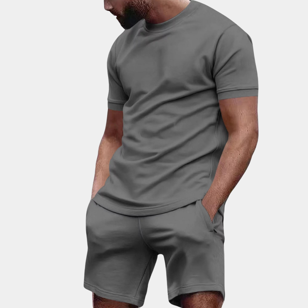 Heren T-shirt en Shorts Set Casual Comfort 3