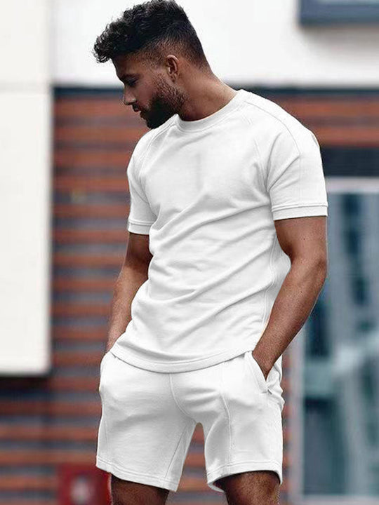 Heren T-shirt en Shorts Set Casual Zomerlook 4