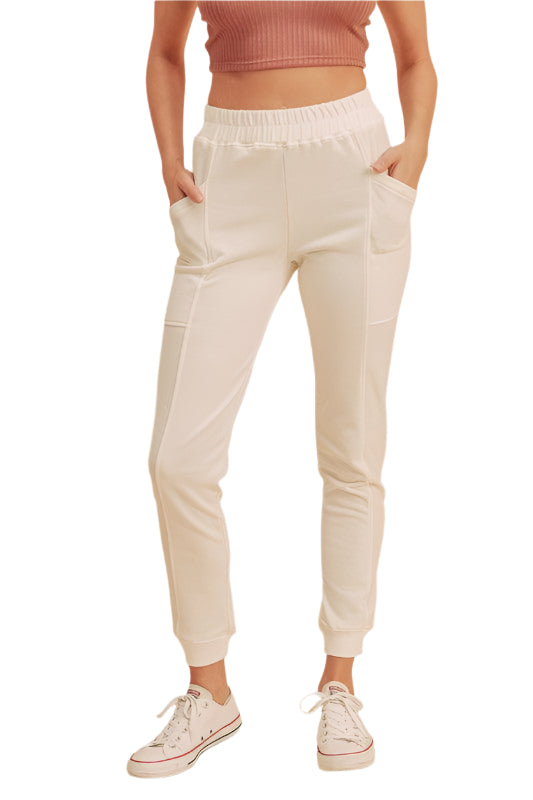 Heren Tapered Joggers met Patches 0