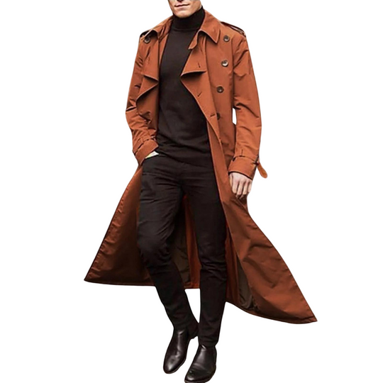 Heren Trenchcoat Casual Stijl 0