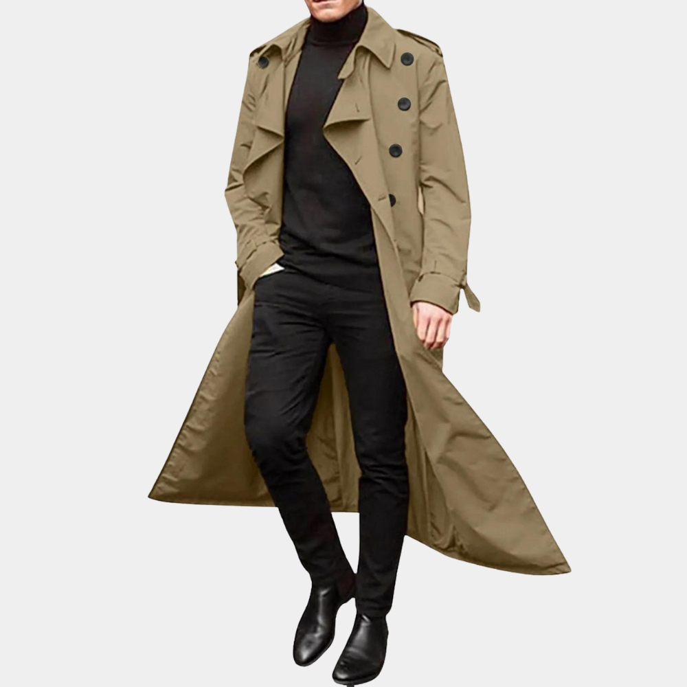 Heren Trenchcoat Casual Stijl 1