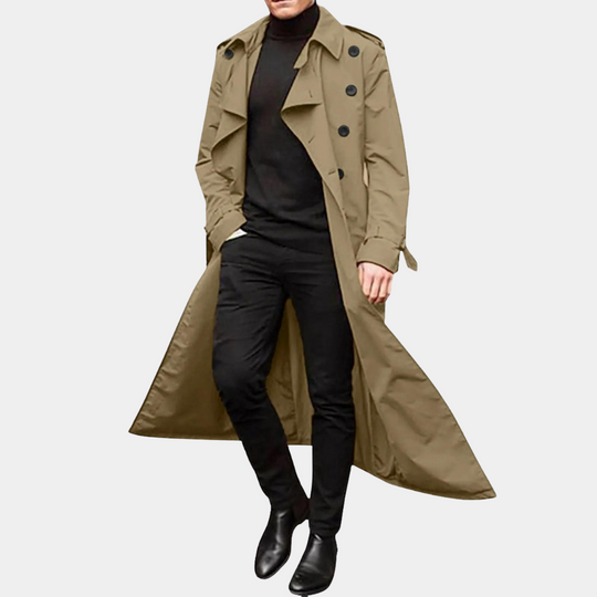 Heren Trenchcoat Casual Stijl 1