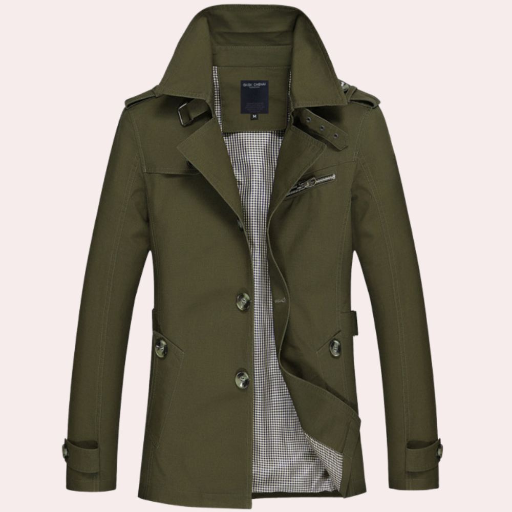 Heren Trenchcoat Stijlvol voor Lente 3