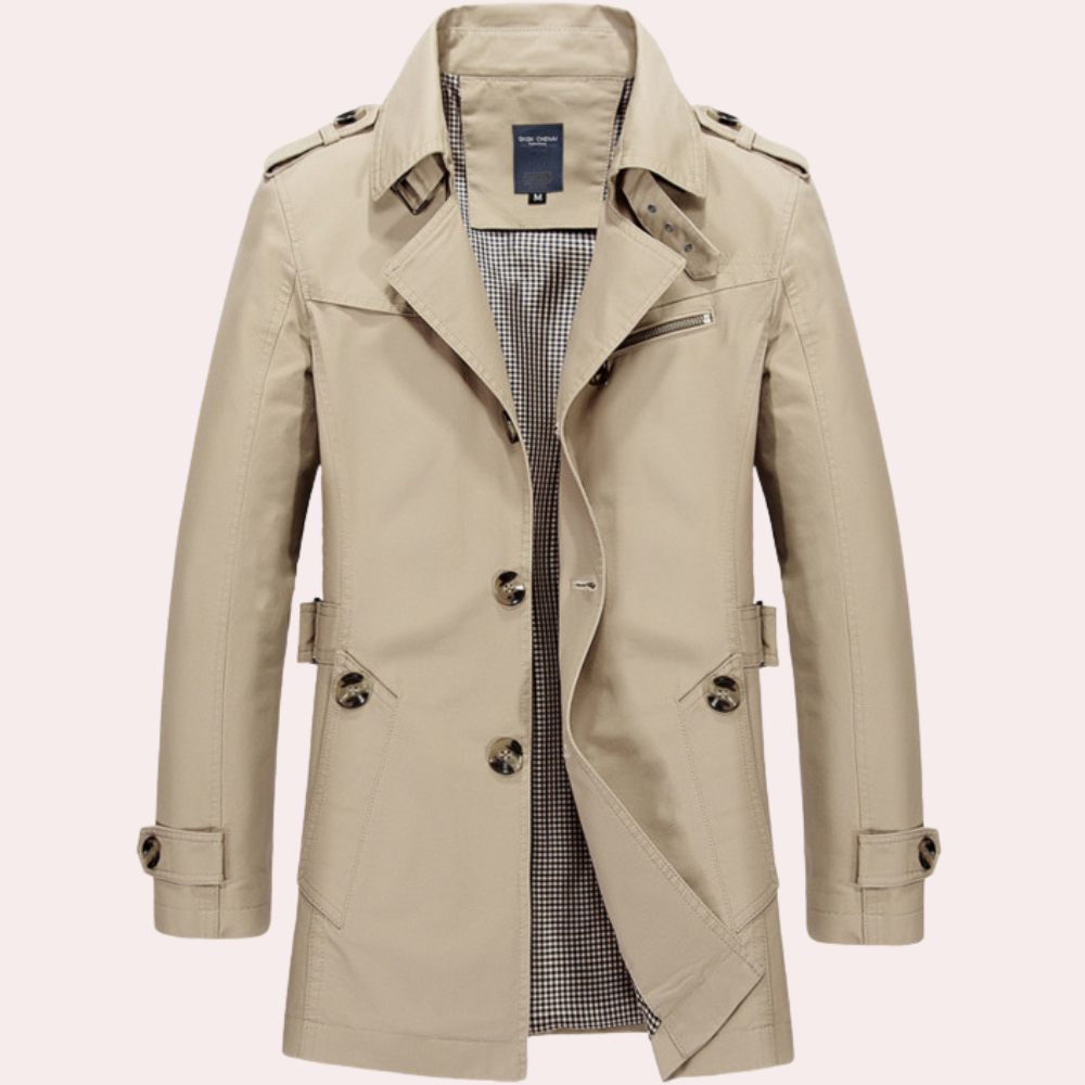 Heren Trenchcoat Stijlvol voor Lente 4