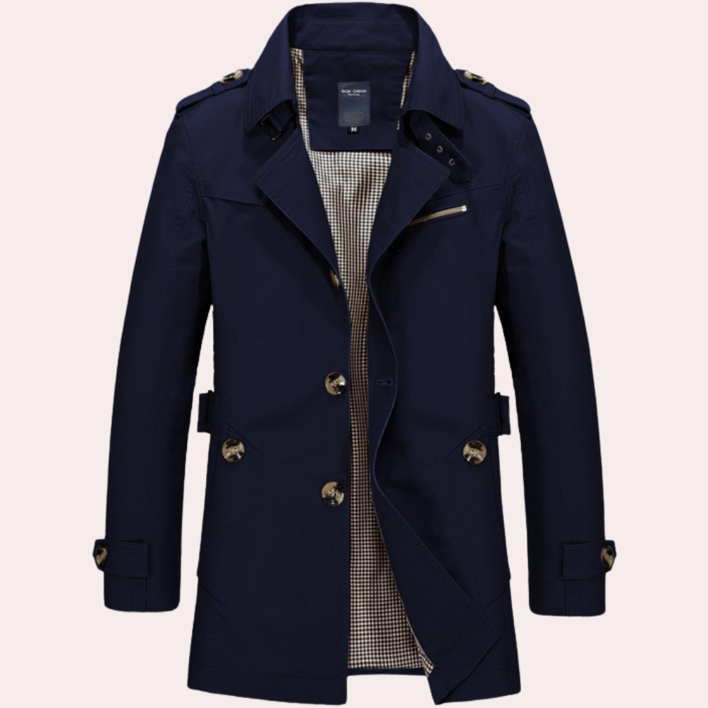 Heren Trenchcoat Stijlvol voor Lente 6