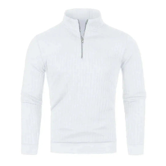 Heren Trui met Halve Blixtluiting Casual en Trendy 2