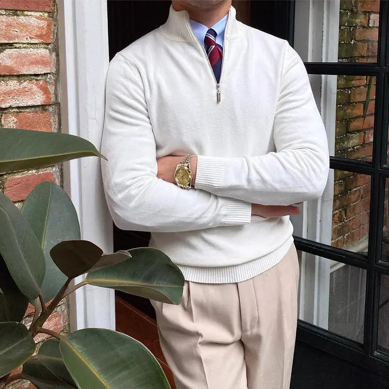 Heren Trui met Halve Rits 2