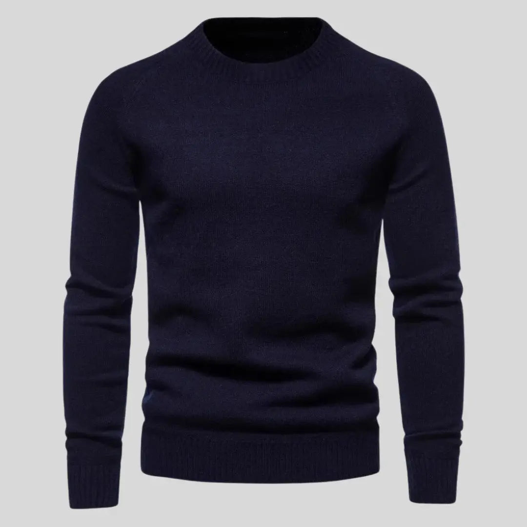 Heren Trui van Lyocell met Minimalistisch Design 9