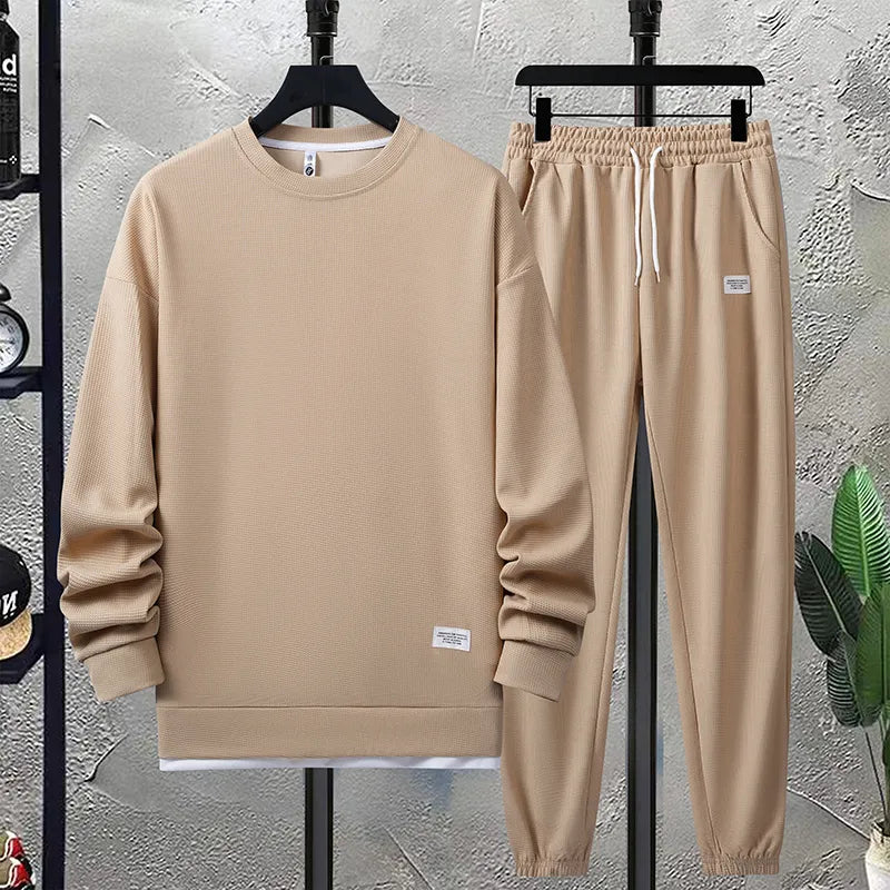 Heren Twee Delige Set Casual Ultra Zacht Polyester 1