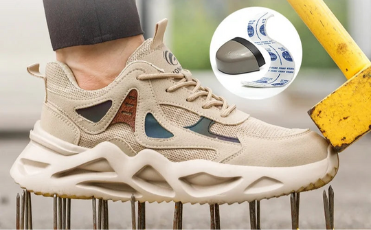 Heren Veiligheidsschoenen S3 Ademend en Lichtgewicht voor Werk en Vrije Tijd 1