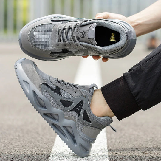 Heren Veiligheidsschoenen S3 Ademend en Lichtgewicht voor Werk en Vrije Tijd 4