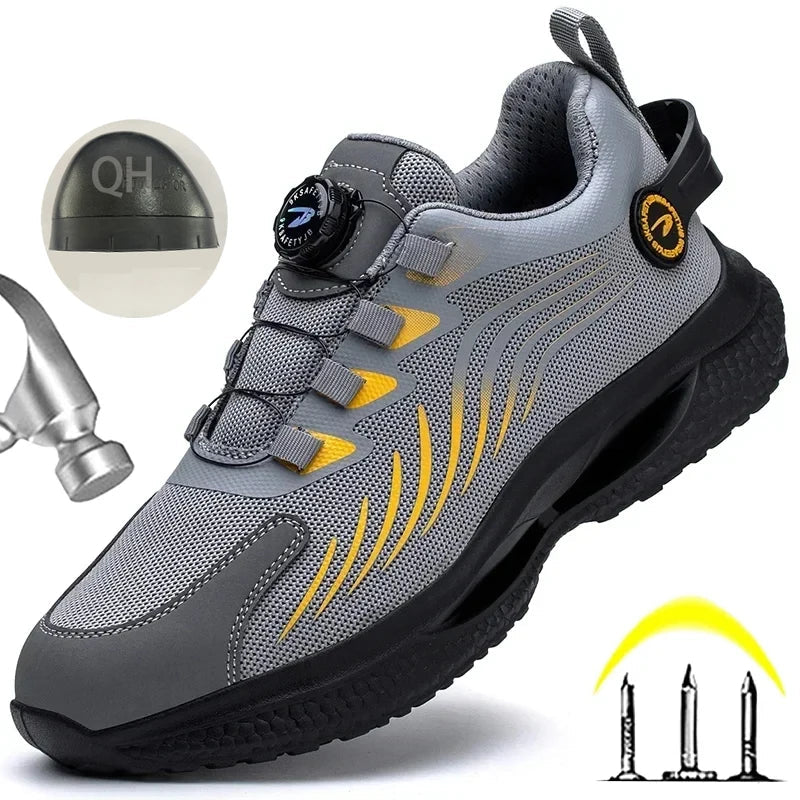 Heren Veiligheidsschoenen S3 Sportief met Stevige Zool 0