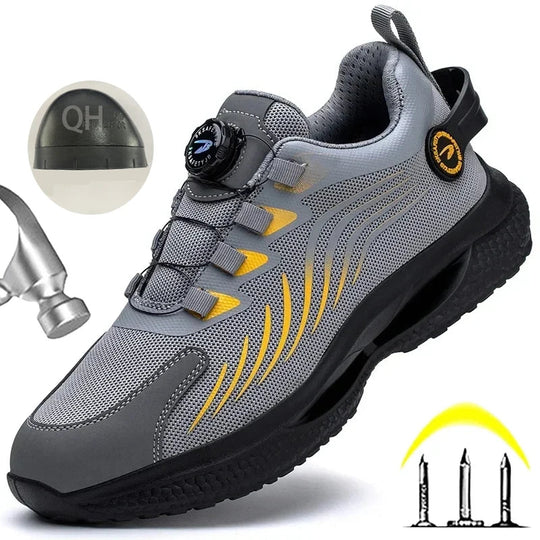 Heren Veiligheidsschoenen S3 Sportief met Stevige Zool 0