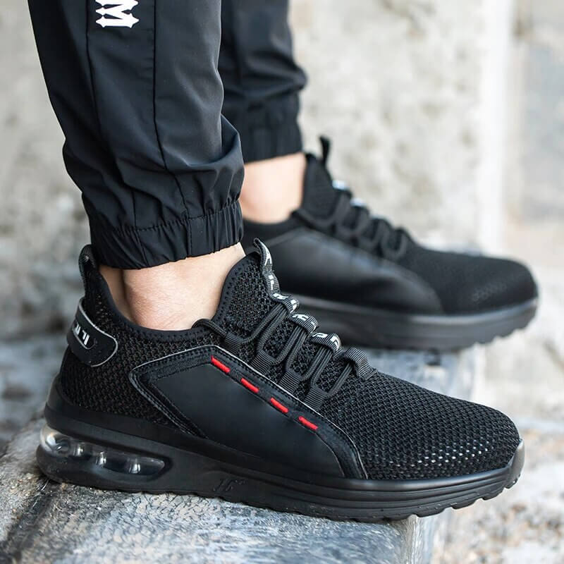 Heren Veiligheidsschoenen met Stalen Neus en Antislip Design 0