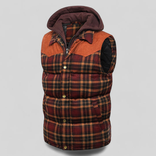 Heren Vest Capuchon Katoen Polyester Lichtgewicht Met Zakken 4