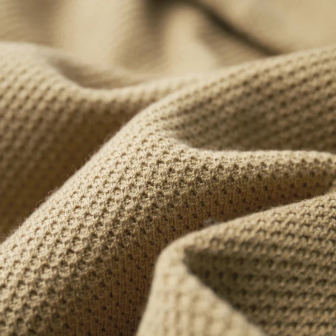 Heren Vest Gebreid Casual Stijl Met V-Hals en Voorzakken 4