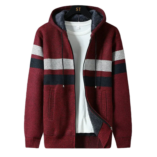 Heren Vest Met Rits en Capuchon Voor Comfortabele Casual Stijl 2