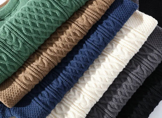 Heren Vintage Casual Trui Relaxed Fit Katoen 4