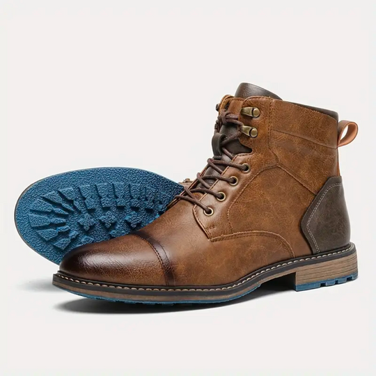Heren Vintage Leren Schoenen Stijlvol 2