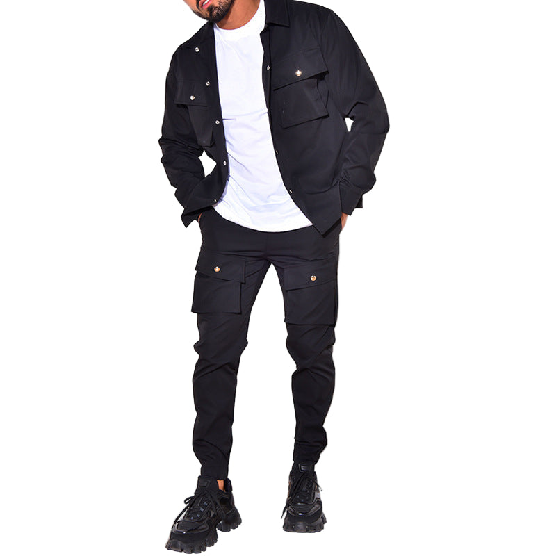 Heren Vrachtpak Modern Casual Met Bijpassende Jas 0