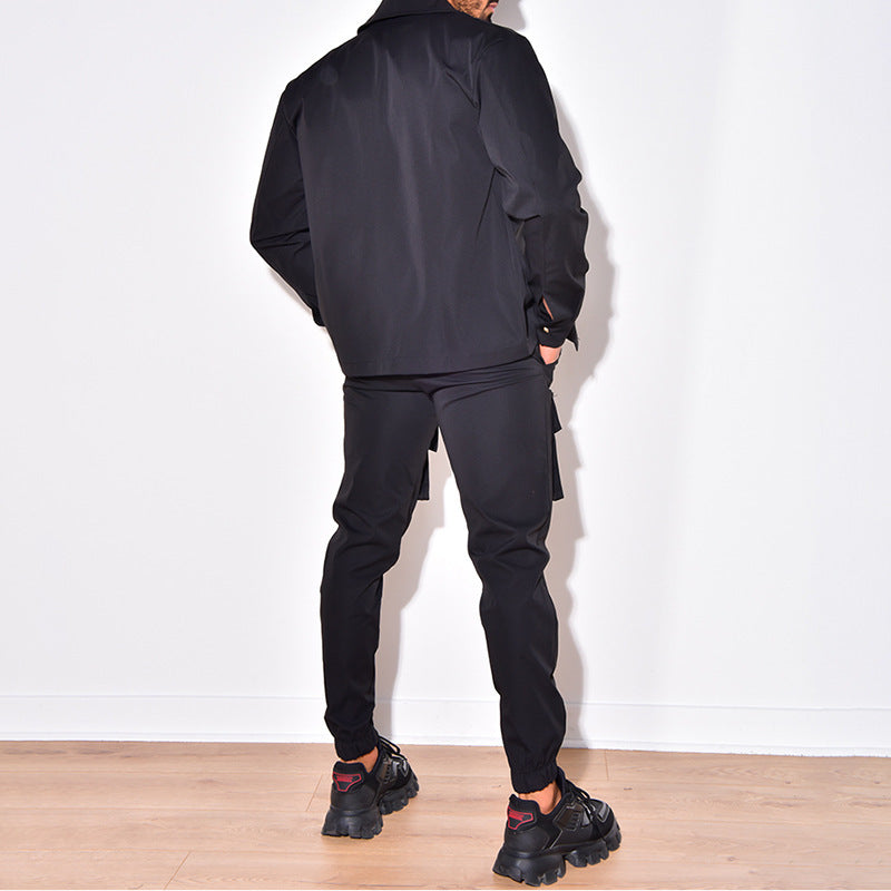 Heren Vrachtpak Modern Casual Met Bijpassende Jas 1