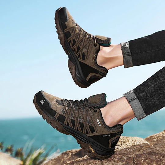 Heren Wandelschoenen Ademend Veterschoenen Trekking Schoenen Voor Buiten 4