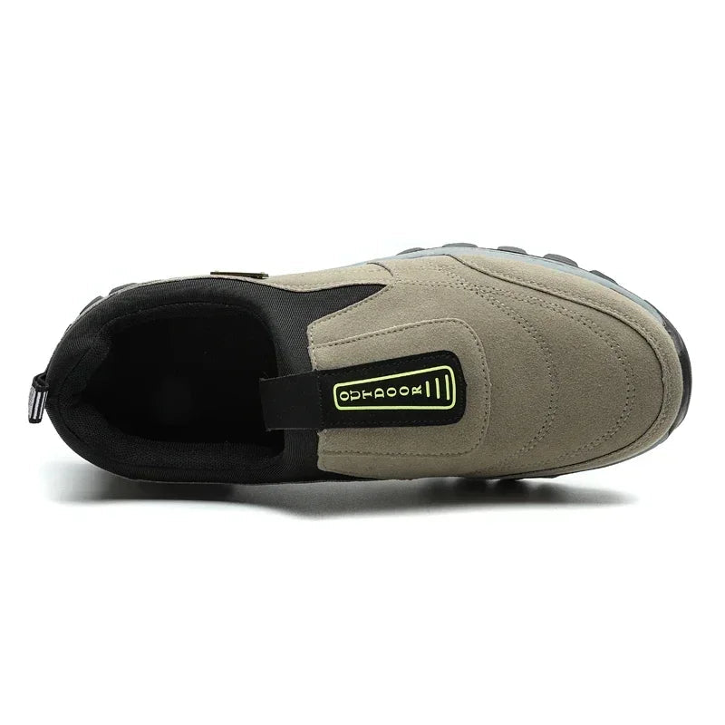Heren Wandelschoenen Casual Suède Ademend Slip-On Antislip 4