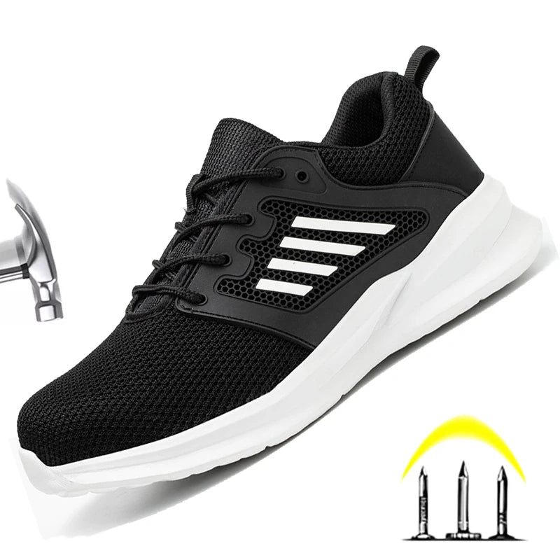 Heren Werkschoenen S3 Lichtgewicht Sneakers Met Stalen Neus 0