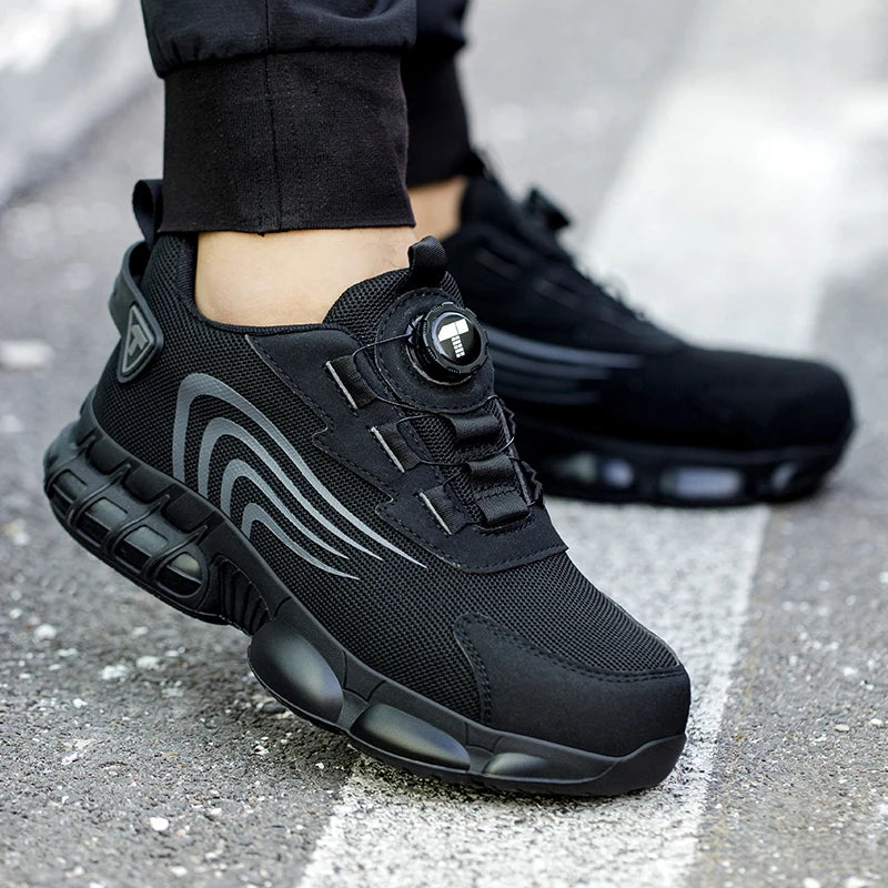 Heren Werkschoenen S3 Met Roterende Knop voor Comfort en Bescherming 4