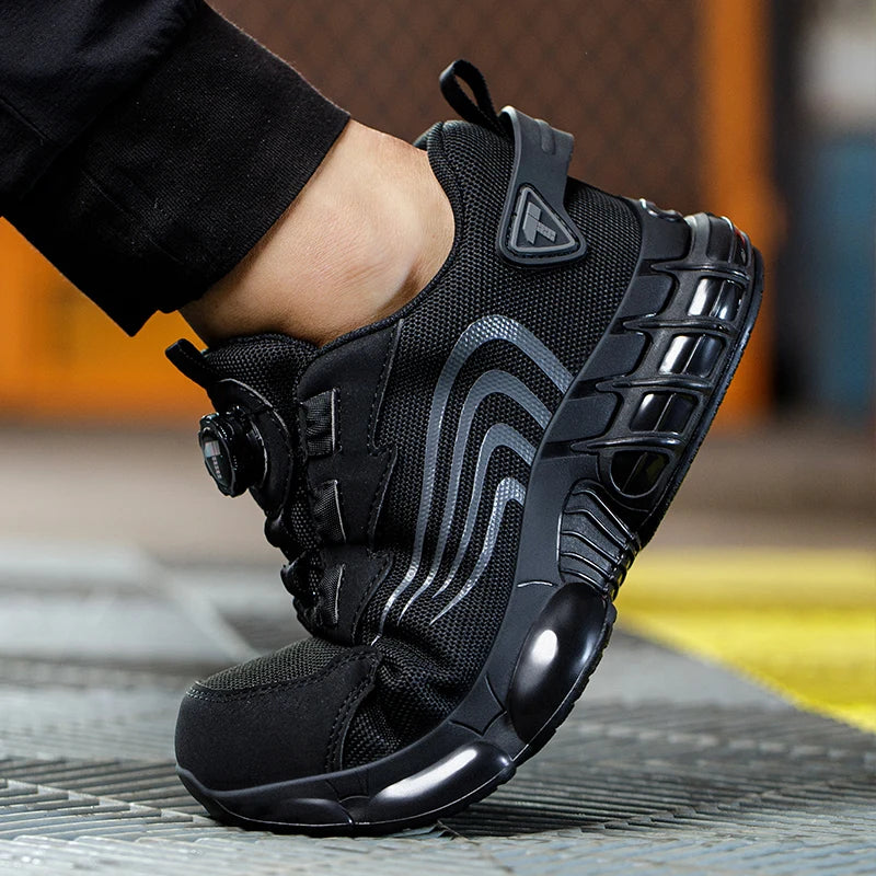 Heren Werkschoenen S3 Met Roterende Knop voor Comfort en Bescherming 5