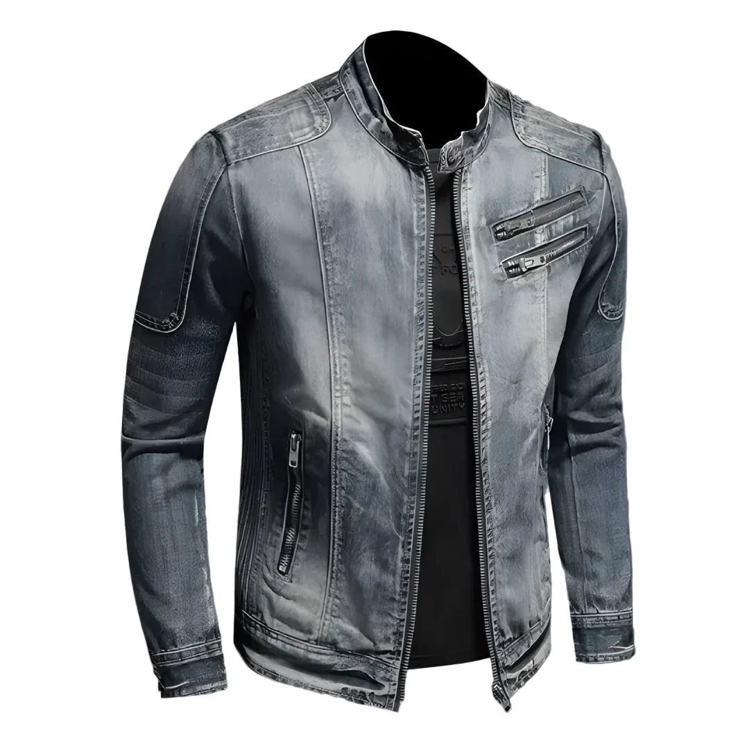Heren Winter Denim Jacket Modern Design 0