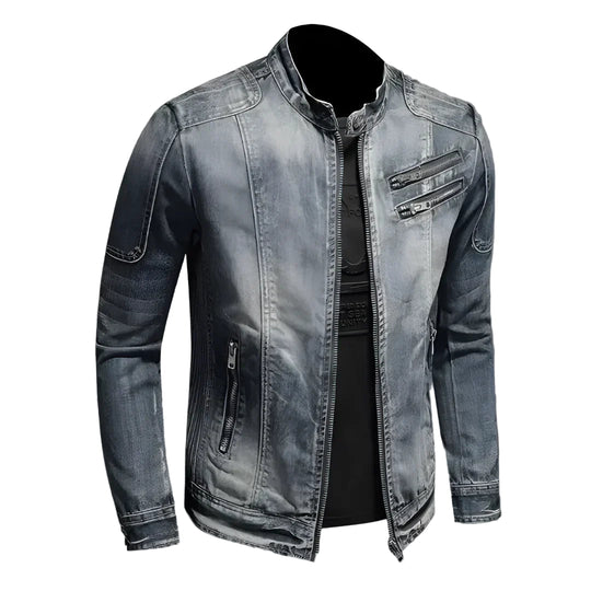 Heren Winter Denim Jacket Modern Design 0