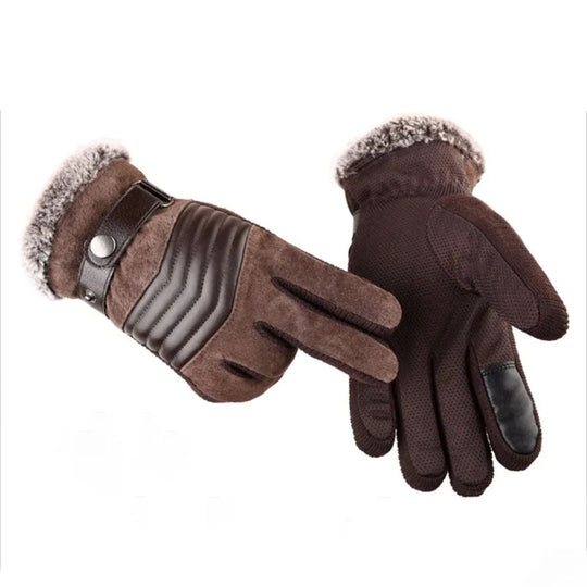 Heren Winterhandschoenen Met Touchscreen Functie Van Leer 1
