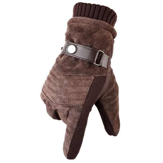 Heren Winterhandschoenen Met Touchscreen Functie Van Leer 5