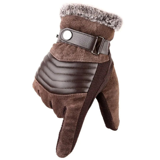 Heren Winterhandschoenen Met Touchscreen Functie Van Leer 7