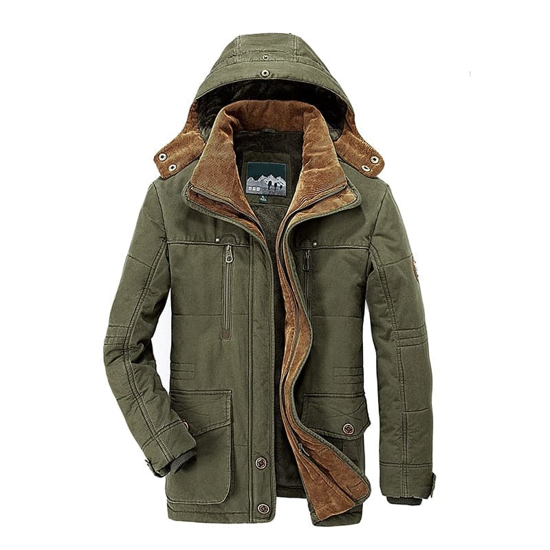 Heren Winterjacke Met Meerdere Vakken Waterdicht Warm Voering 3