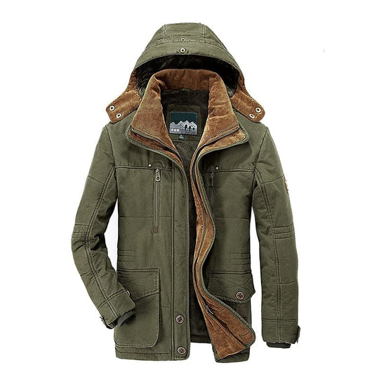Heren Winterjacke Met Meerdere Vakken Waterdicht Warm Voering 3
