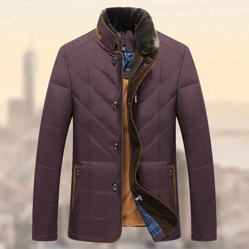 Heren Winterjacke Slim Fit Nylon 3