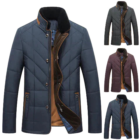 Heren Winterjacke Slim Fit Nylon 4