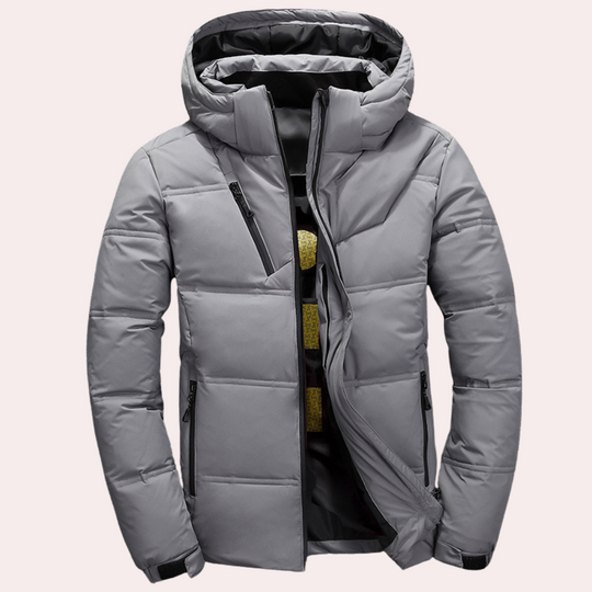 Heren Winterjacke met Capuchon 4