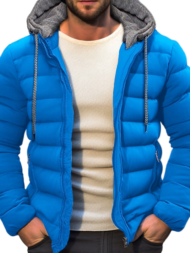 Heren Winterjas Lichtgewicht met Ritssluiting 0