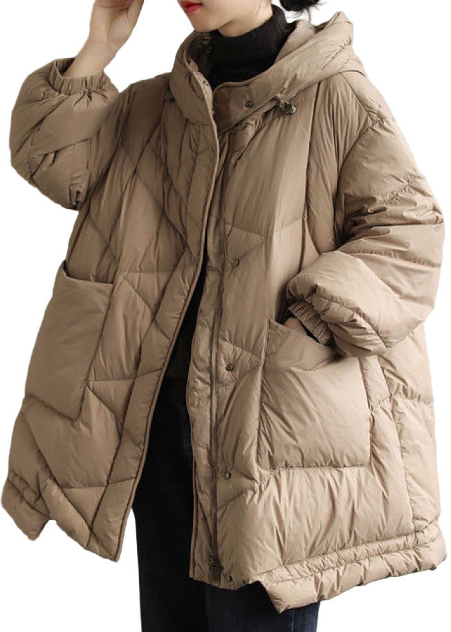 Heren Winterjas Met Capuchon Moderne Snit 0