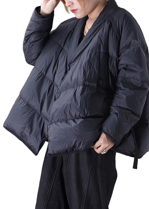 Heren Winterjas Oversized Met Opstaande Kraag 0