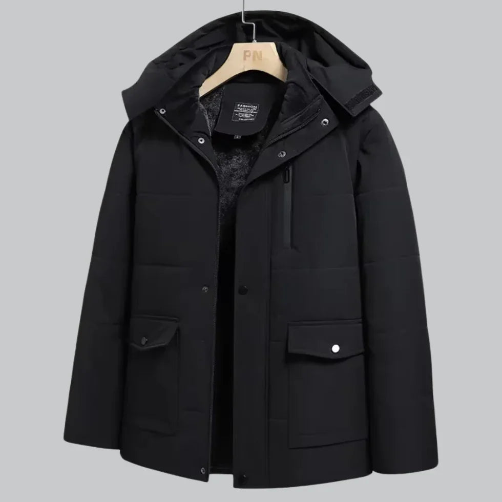 Heren Winterjas Waterdicht met Fleece Voering 3